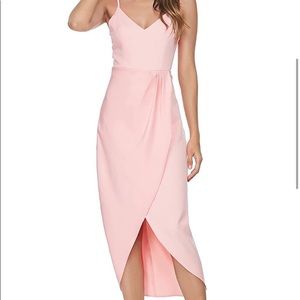 Women's Sexy Backless Deep V-Neck Slit Long Party Dress Wedding Guest Formal